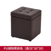 Folding Storage Ottoman Stool