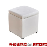 Folding Storage Ottoman Stool