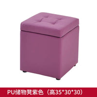 Folding Storage Ottoman Stool