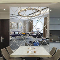 Geometric Triangle Mirror Stickers