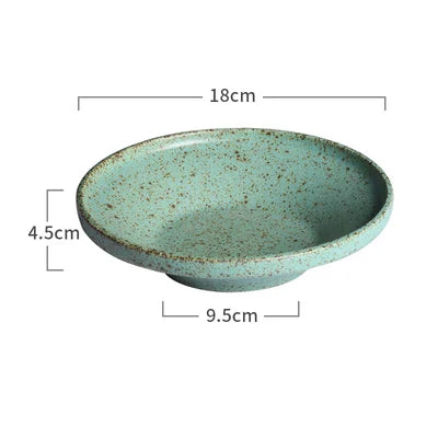 Japanese Green Ceramic Tableware