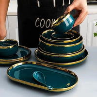 Golden Border Bone China