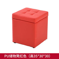 Folding Storage Ottoman Stool
