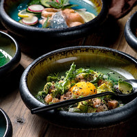 Ice Glaze Ceramic Plates