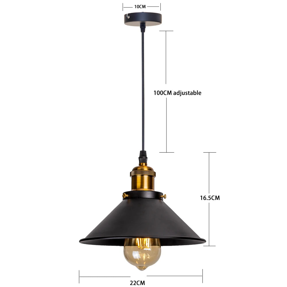 Vintage Metal Pendant Lamp