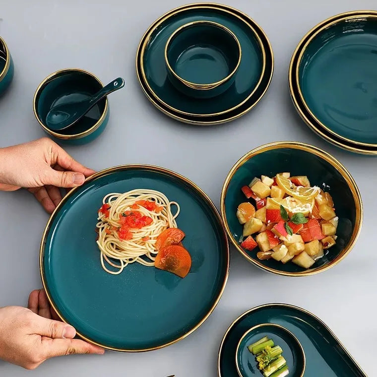 Golden Border Bone China