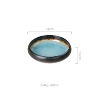 Ice Glaze Ceramic Plates