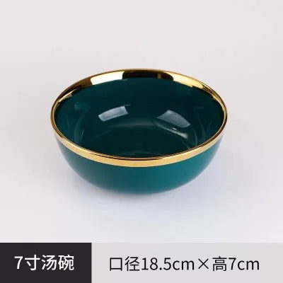 Golden Border Bone China