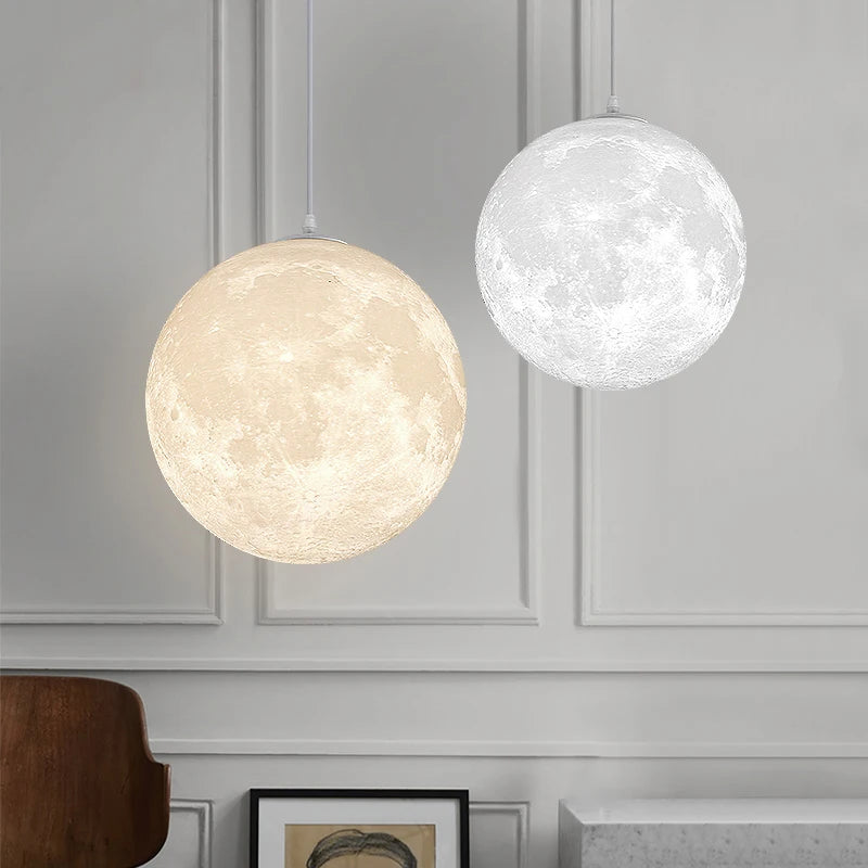 3D Moon Pendant Lamp