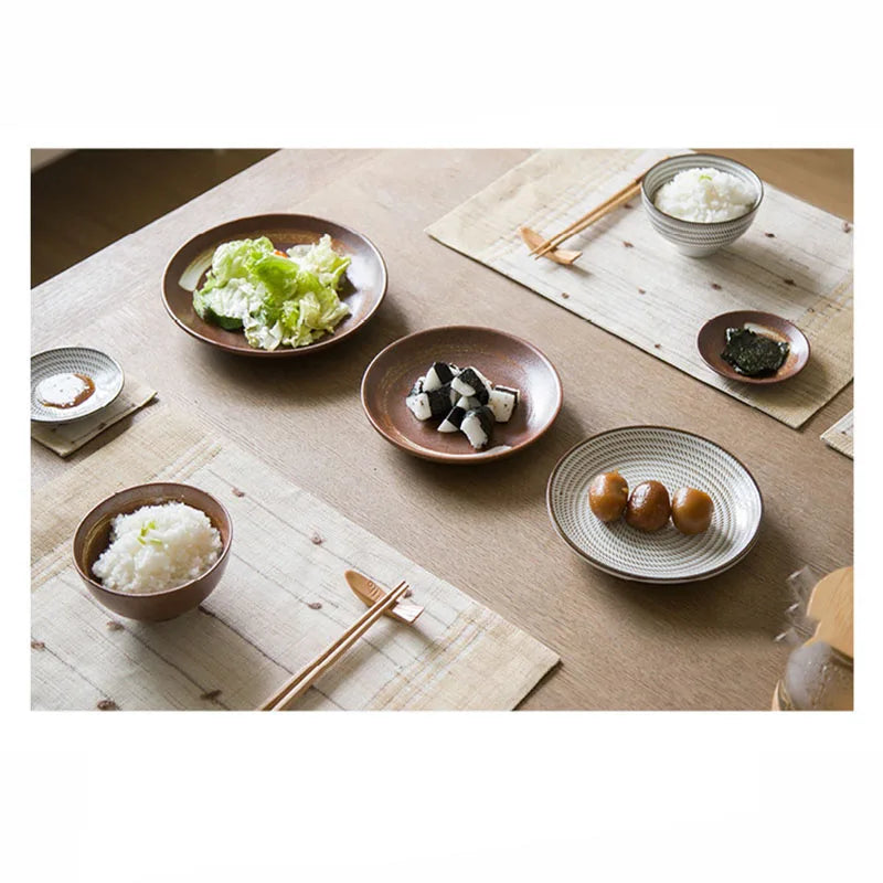 Japanese Blue Dinnerware Set