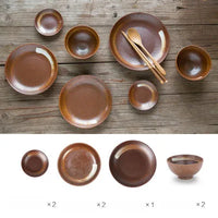 Japanese Blue Dinnerware Set