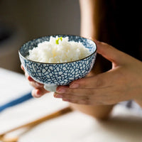 Japanese Blue Dinnerware Set