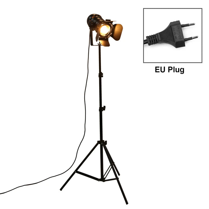 Industrial Tripod Floor Lamp