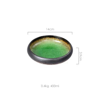 Ice Glaze Ceramic Plates