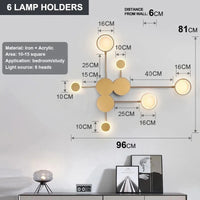 Nordic Multihead Wall Lamp