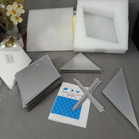 Geometric Triangle Mirror Stickers