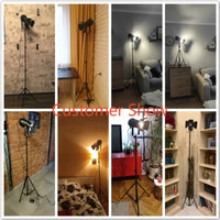 Industrial Tripod Floor Lamp