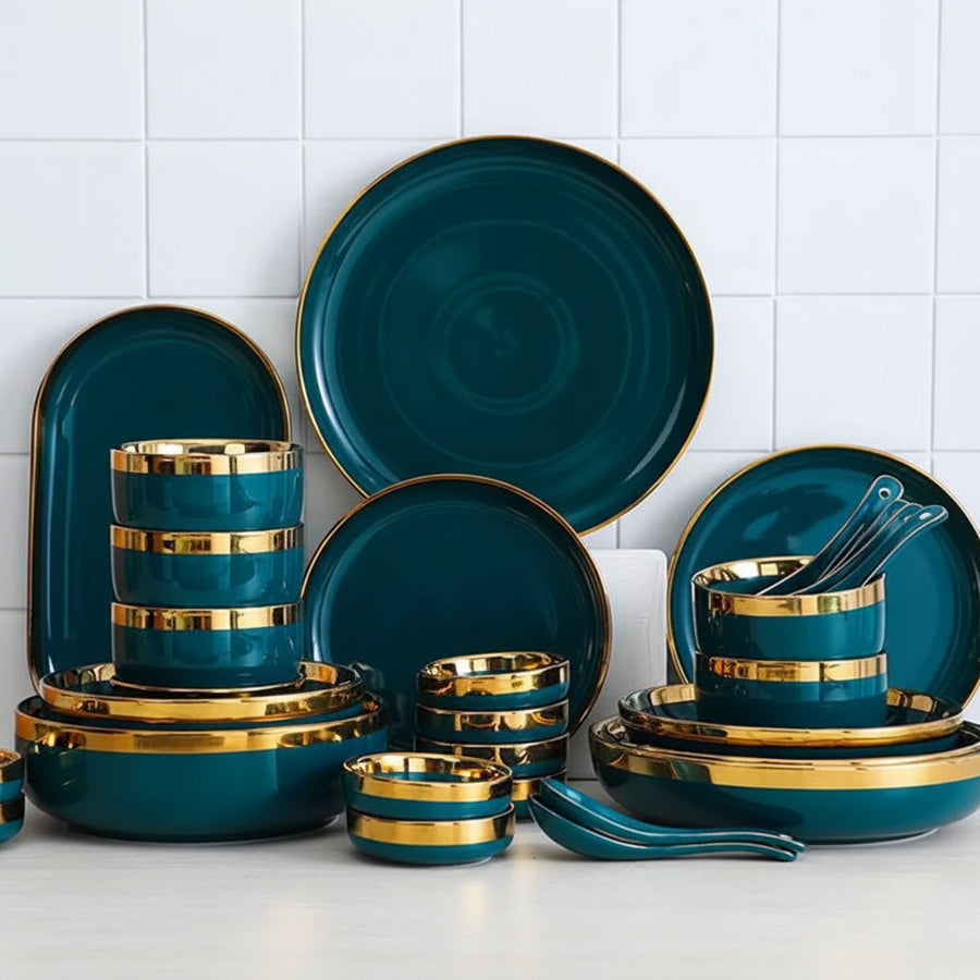 Golden Border Bone China