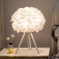 Romantic Feather Table Lamp