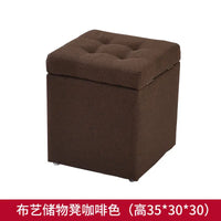 Folding Storage Ottoman Stool