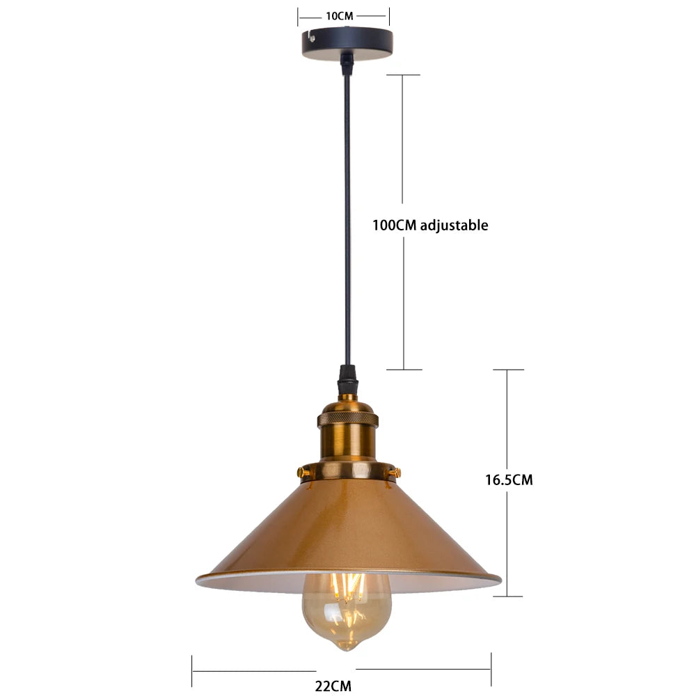 Vintage Metal Pendant Lamp
