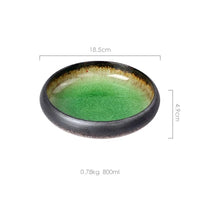 Ice Glaze Ceramic Plates
