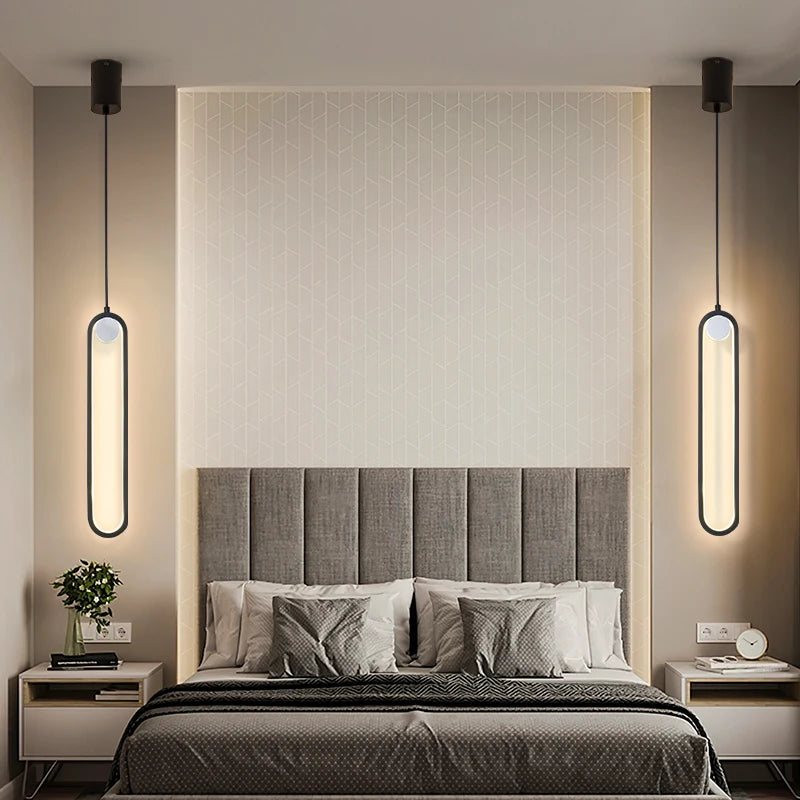 Modern Bedside LED Pendant