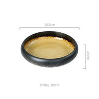 Ice Glaze Ceramic Plates