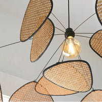 Woven Bamboo E27 Chandelier