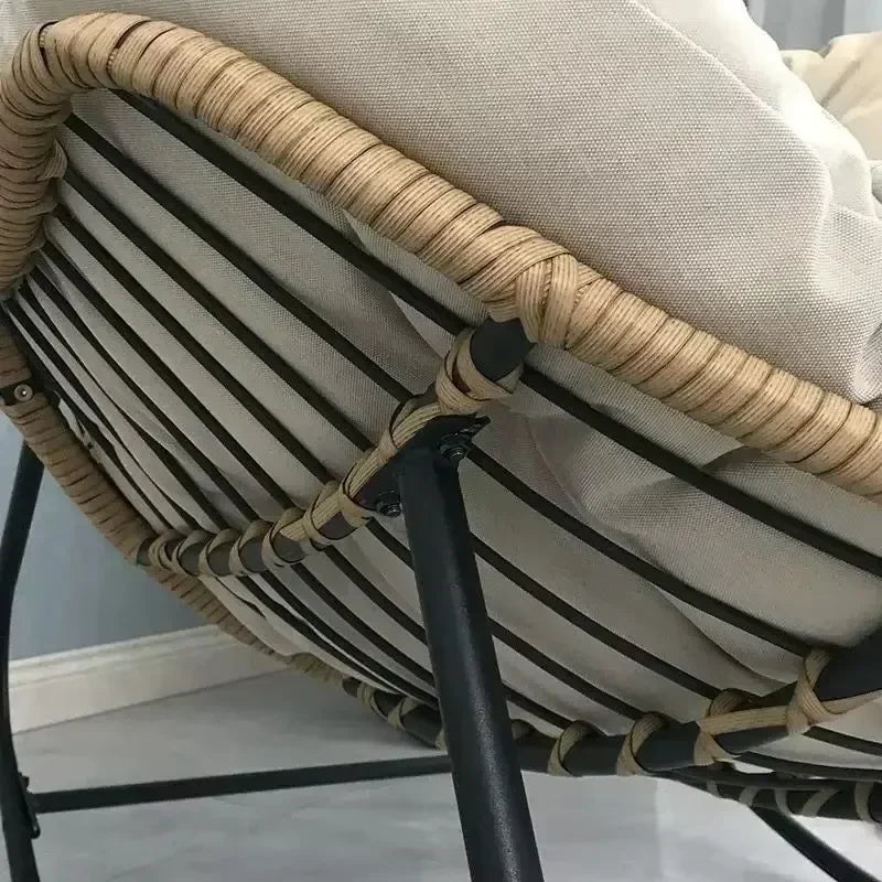 Rattan Bird Nest Rocker