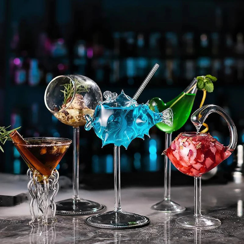 Sculptural Animal Cocktail Goblet