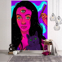 Psychedelic Boho Wall Tapestry