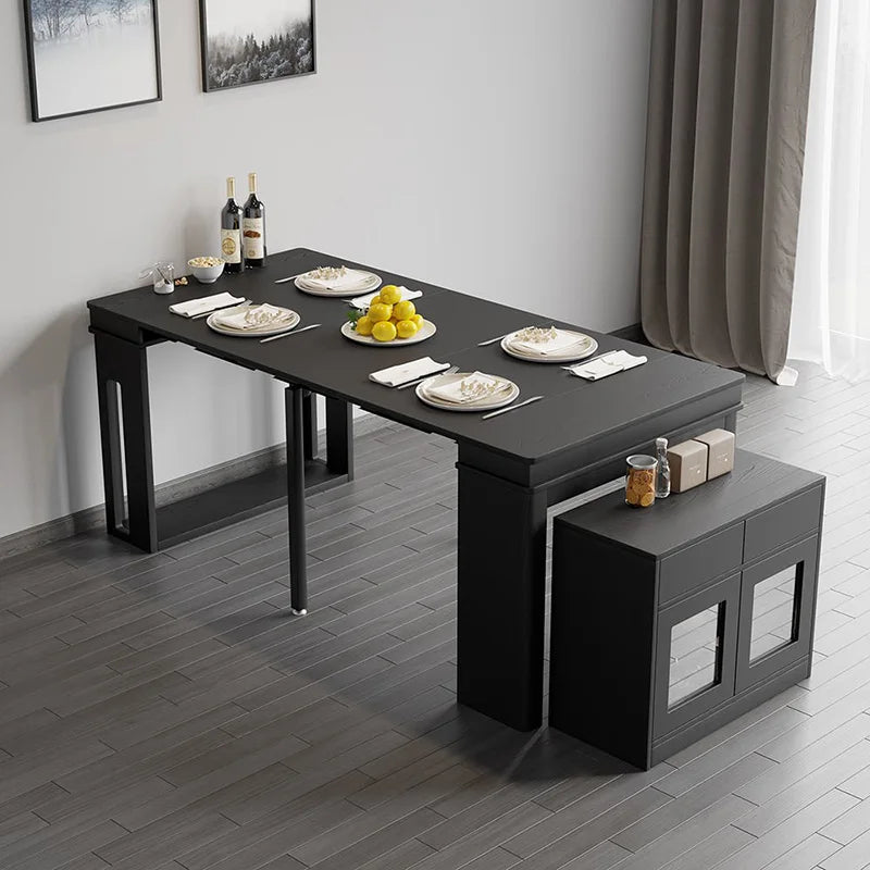 Extendable Storage Dining Table