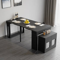 Extendable Storage Dining Table