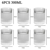 Japanese Striped Glass Tumblers