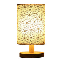 Wooden USB Bedside Lamp