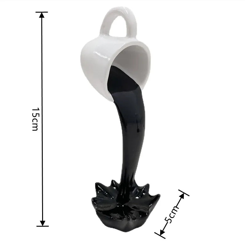 Floating Coffee Cup Sculpture
