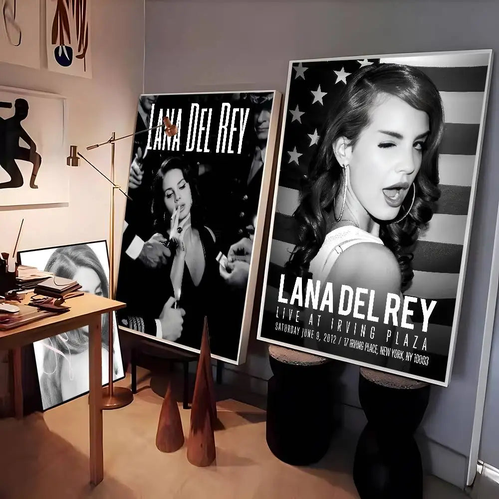 Vintage Singer Poster Print