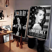 Vintage Singer Poster Print