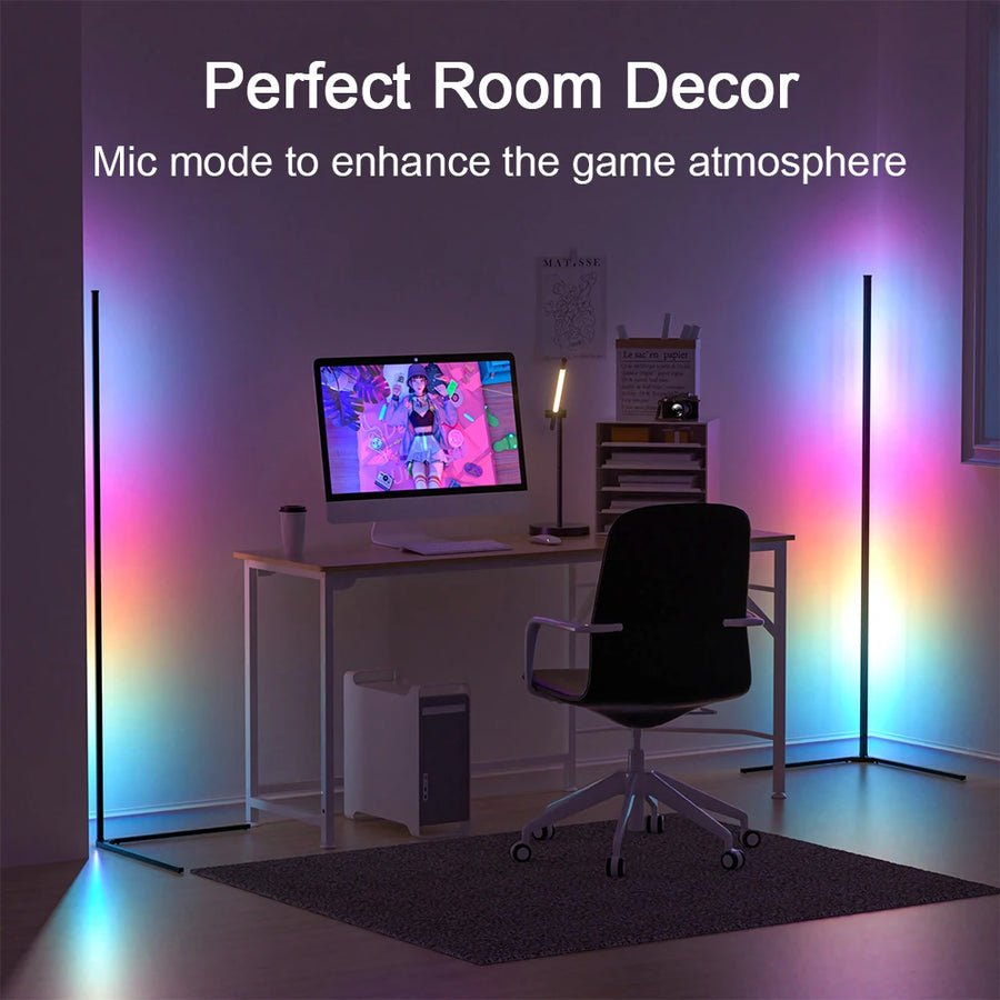 RGB Corner Floor Lamp
