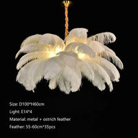 Feather Art Pendant Chandelier