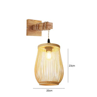 Handwoven Bamboo Pendant Light