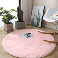 Fluffy Round Plush Carpet