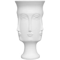 Sculptural Face Ceramic Vase