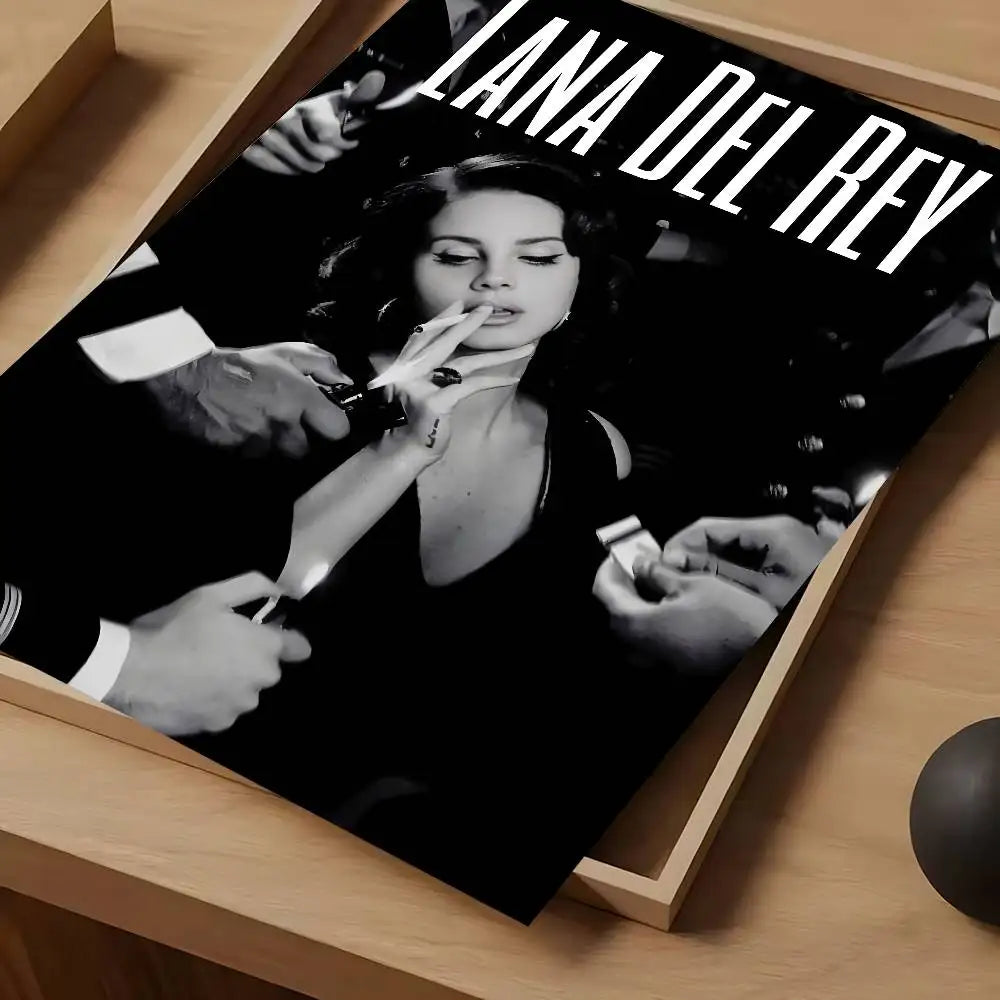 Vintage Singer Poster Print
