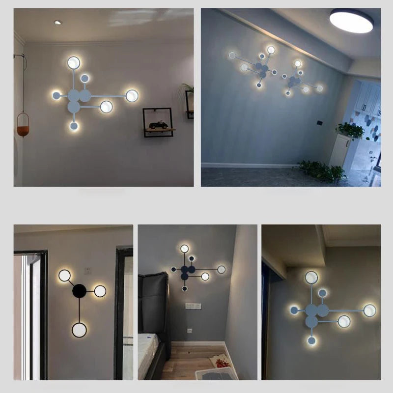 Nordic Multihead Wall Lamp