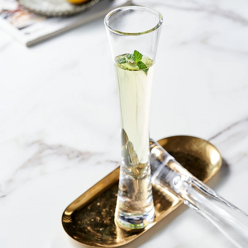 Glitter Champagne Flute Glasses