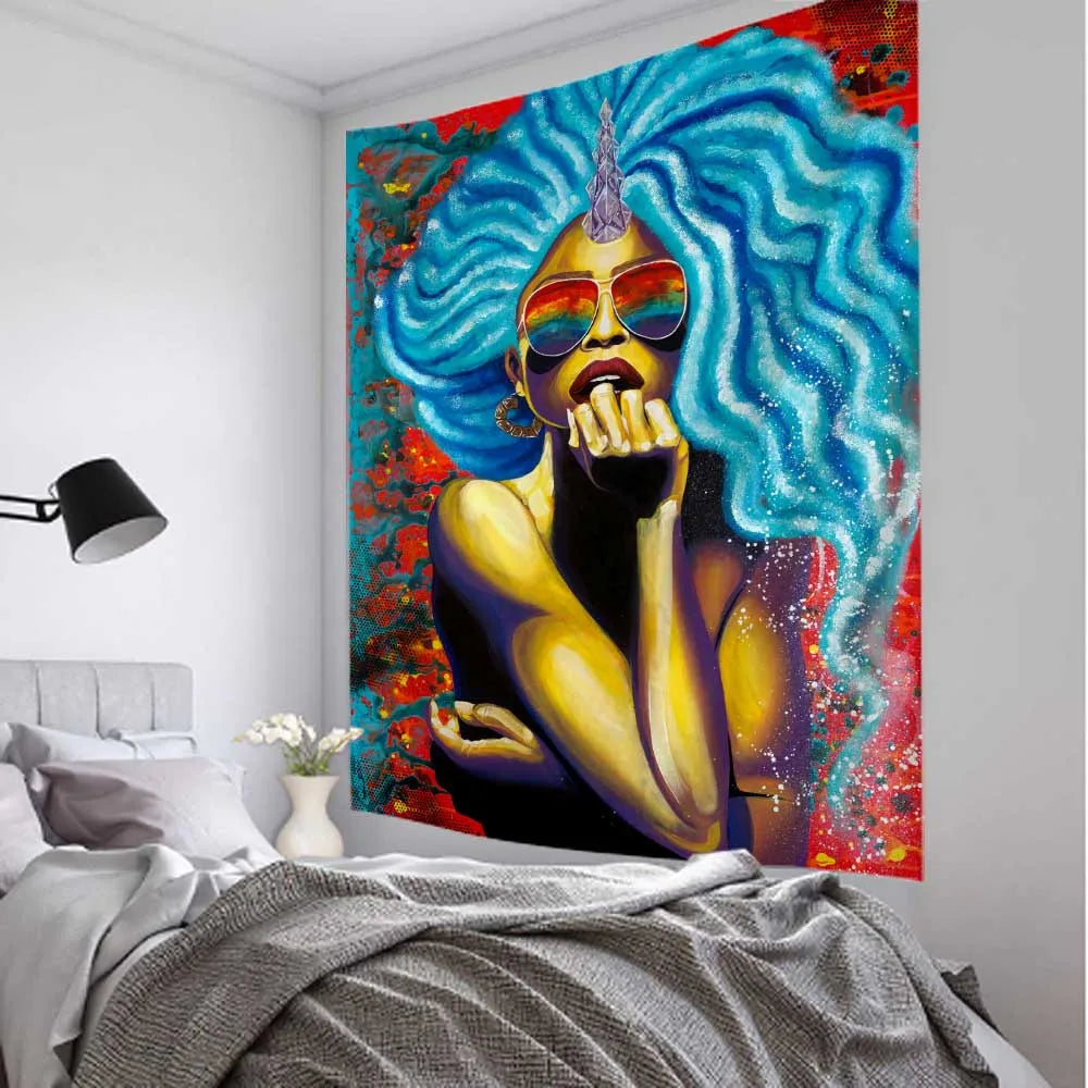 Psychedelic Boho Wall Tapestry