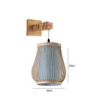Handwoven Bamboo Pendant Light