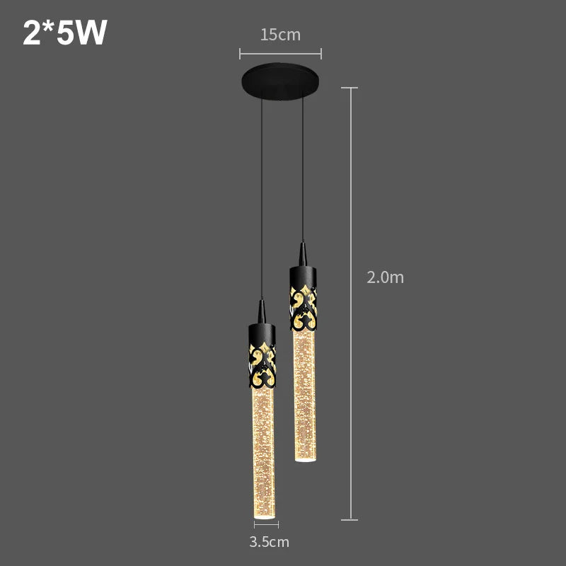 Crystal Multi-Light Pendant Lamp